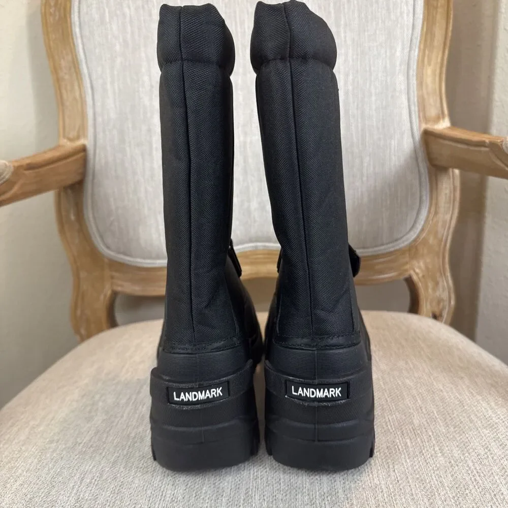 Landmark Snowboots with Thermolite Insoles of Dupont, waterproof 9.5 Unisex